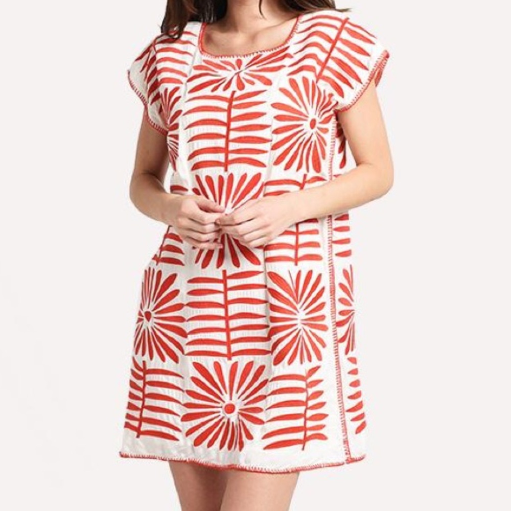 J. Marie Red Ava Dress